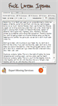 Mobile Screenshot of fucklorem.com